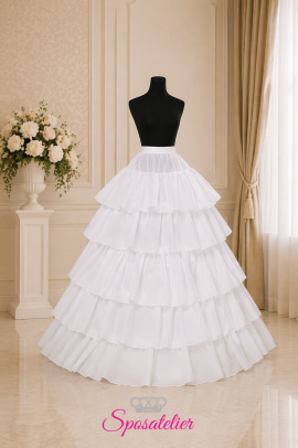 sottogonna sposa per abiti principeschi