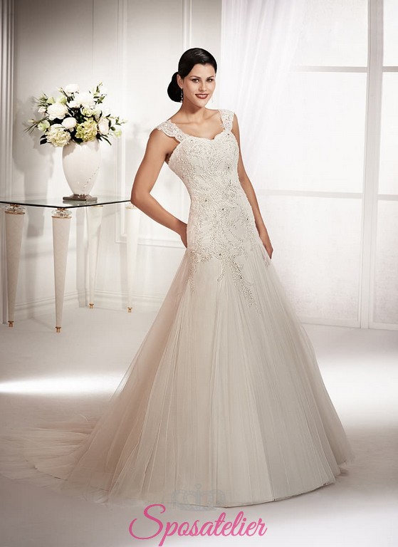 Abito Da Sposa Scollo A Cuore Con Spalline Nuova Collezione Vendita Onlinesposatelier