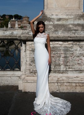 mary- abito da sposa a sirena ricamato in pizzo negozio italiano di abiti da sposa online economici