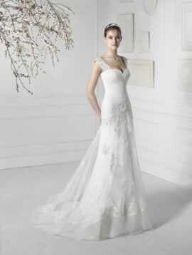 abito da sposa scollato