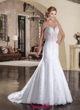elviana- abito da sposa in pizzo modello a sirena