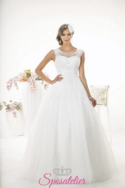negozio di Abiti da Sposa ampi da principessa economici vendita online 2017