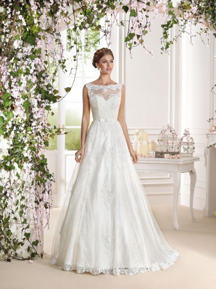 clara- abito sposa  a-line online pizzo  organza   tulle sartoria italiana