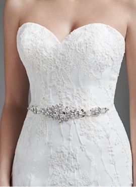 cintura vestito sposa online con strass