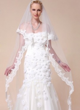 veli matrimonio- velo da sposa economico online in pizzo e tulle