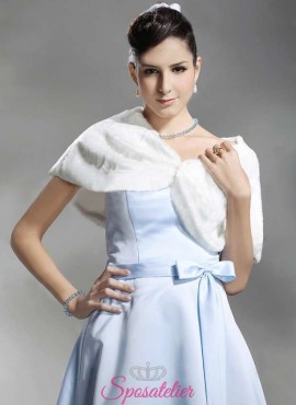 pelliccia sposa online economica sintetica