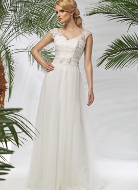 adriana- abiti da sposa scontati tulle ricami in pizzo