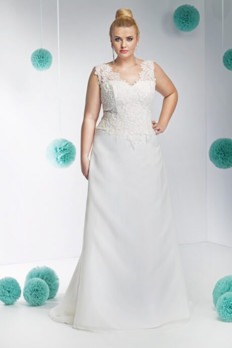 alice- abito da sposa taglie forti a-line