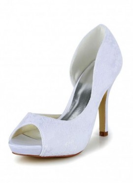 Scarpe Sposa economiche online in pizzo spuntate