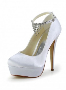 Scarpe Sposa online con plateau chiuse