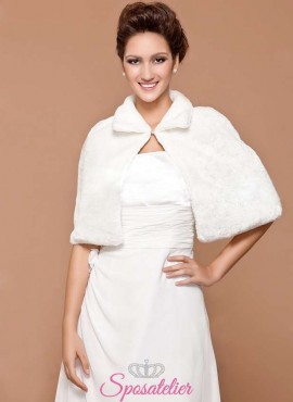 Pelliccia sposa vendita online matrimonio invernale online