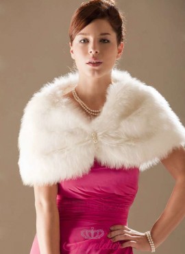 Coprispalle sposa di Pelliccia vendita online economica