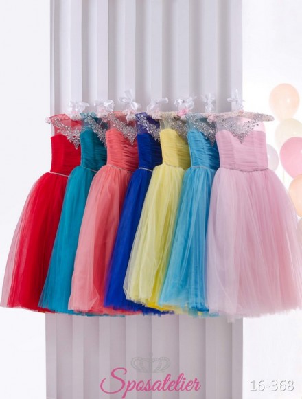 lina-Abiti da cerimonia per bambina damigella online
