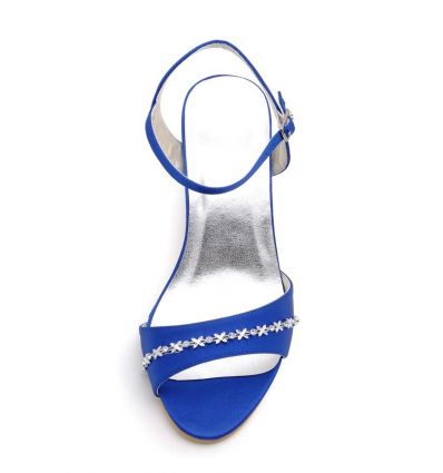 scarpe sposa blu