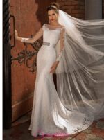 ninah- abito da sposa sirena con schiena scoperta ricamato online sexy prezzi bassi outlet sito italiano affidabile romantico realizzati su misura paghi alla consegna strascico a cappella sofisticato italia online lowcost scontati elegante contrassegno