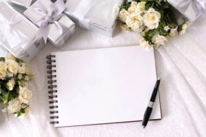 Wedding gifts and writing book