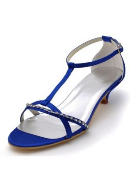 sandali blu sposa