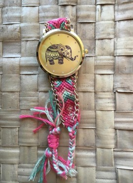 elefantino rosa-orologi donna online economici stile boho chic