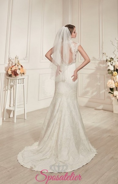 velo da sposa online economico tradizionale corto all’americana