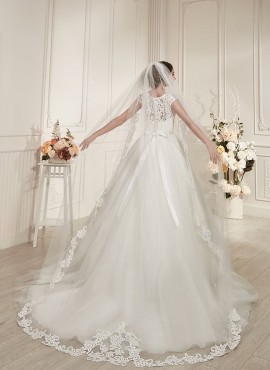 velo sposa pizzo chantilly