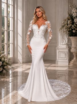 abito da sposa sirena