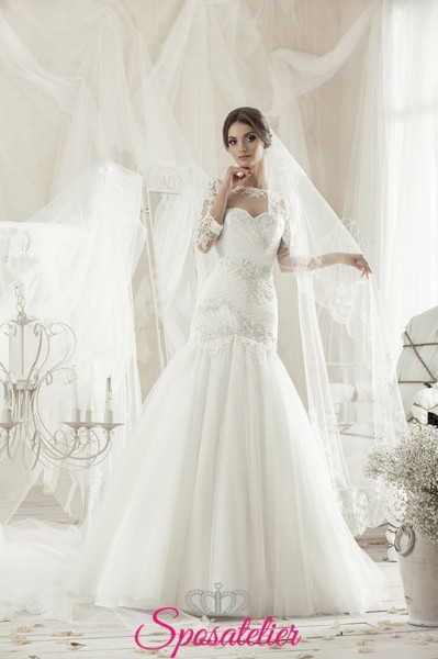 liscya-abiti da sposa ingrosso italia ricami prestigiosi in pizzo taglio sirena