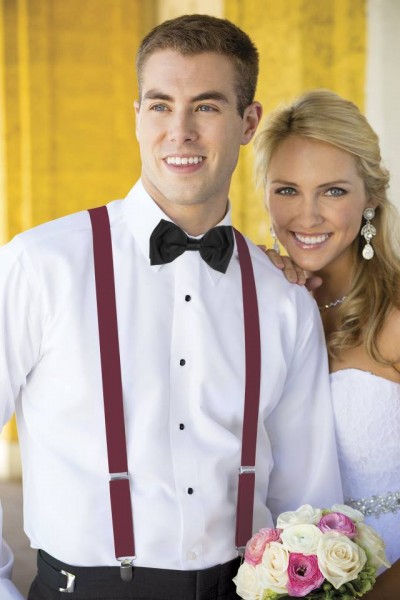 bretelle sposo uomo matrimonio elegante bordeaux online