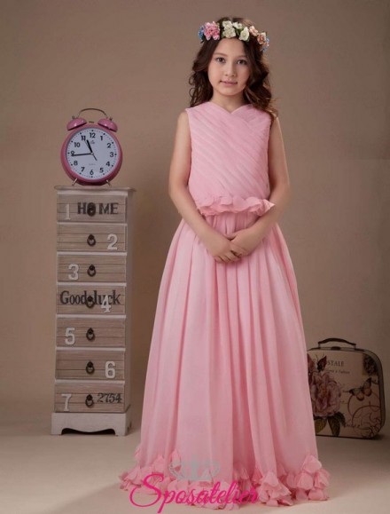 memy-abiti da cerimonia bambina rosa economici online