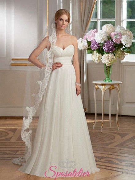 abito da sposa semplicissimo ed elegante Italia economico online