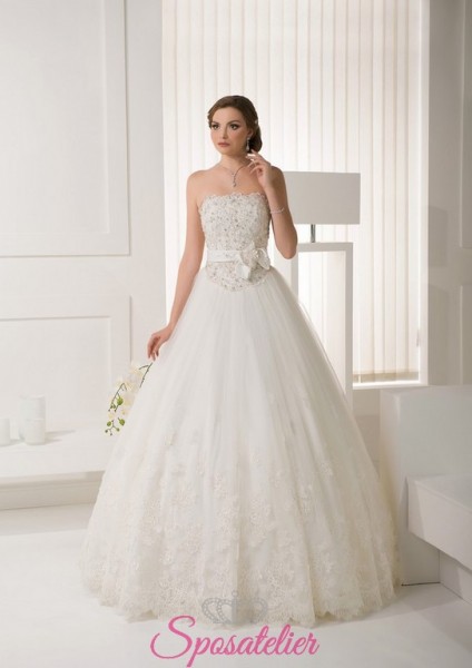 florence- abiti da sposa economico online sito italiano con punti luce