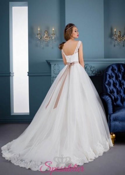 calliope- abiti da sposa economico online sito italiano con cintura colorata