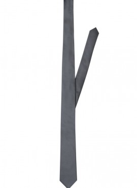 Cravatta slim uomo colore grey