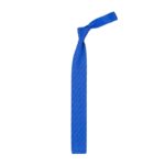 Cravatta a maglia colore blue negozio online