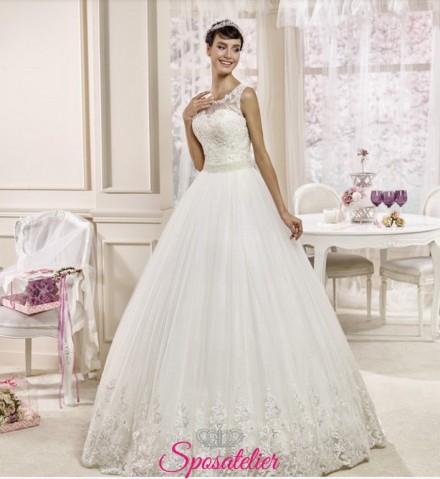 clotilde- vestito da sposa online economico pagamento alla consegna nuova collezione 2017