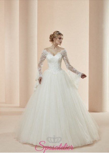 abito da sposa con maniche a pipistrello  economici online