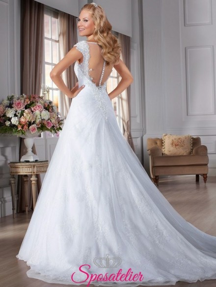 gadia- abiti da sposa Italia online economico con mezze maniche