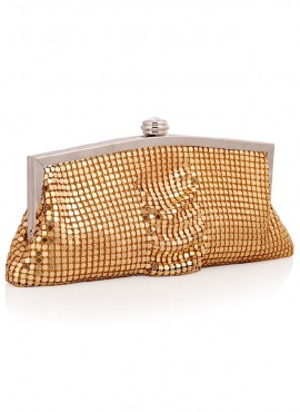 Borsetta sposa con pailette color oro clutch online economica