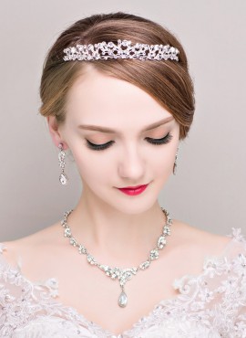 coroncina sposa cosparsa di strass  economica online