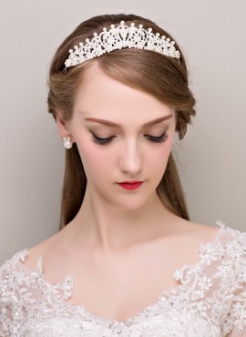 Completo Orecchini Coroncina per Sposa