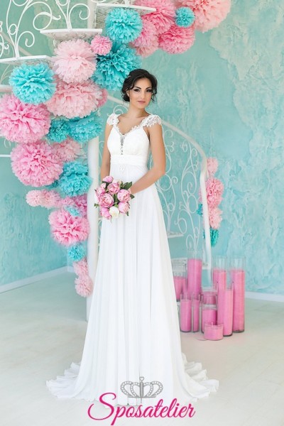 abiti da sposa stile impero 2017 economici online