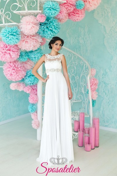 sito italiano abiti da sposa stile impero 2017 economici online