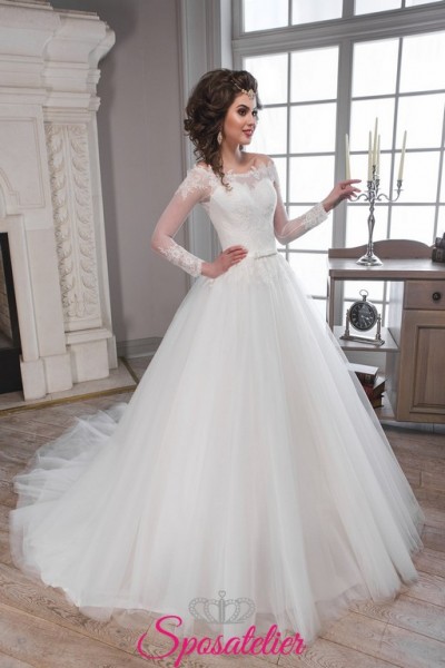 34-vestiti da sposa online ampi e principeschi Italia
