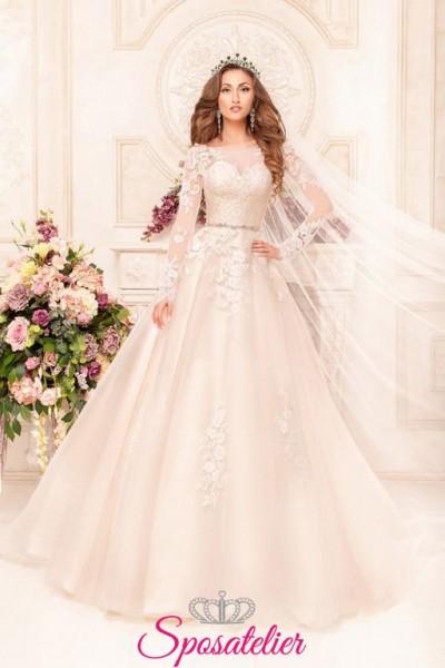 35-vestiti da sposa online ampi e principeschi Italia