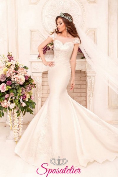 36-vestiti da sposa online aderente Italia