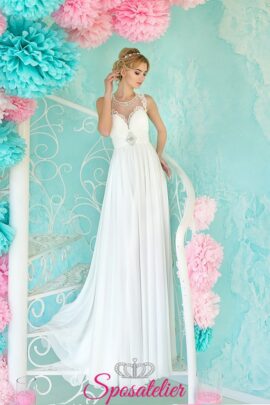 vestito da sposa lowcost modello impero 2017 online