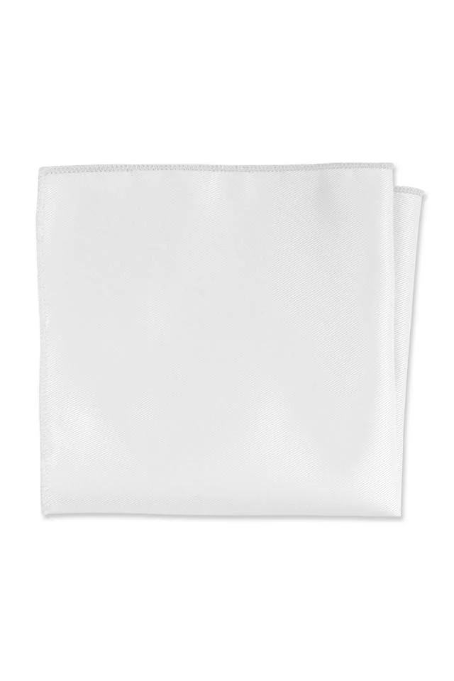 fazzoletto giacca bianco