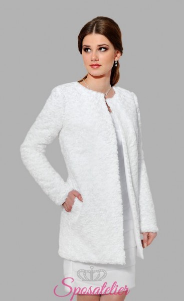 pelliccia  sintetica online da sposa