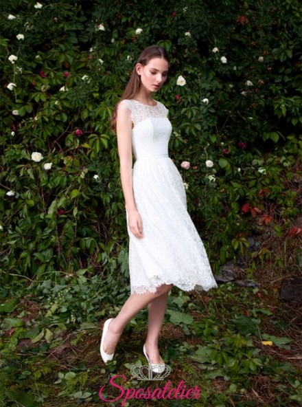 Capaci- abiti da sposa midi corti acquisto online