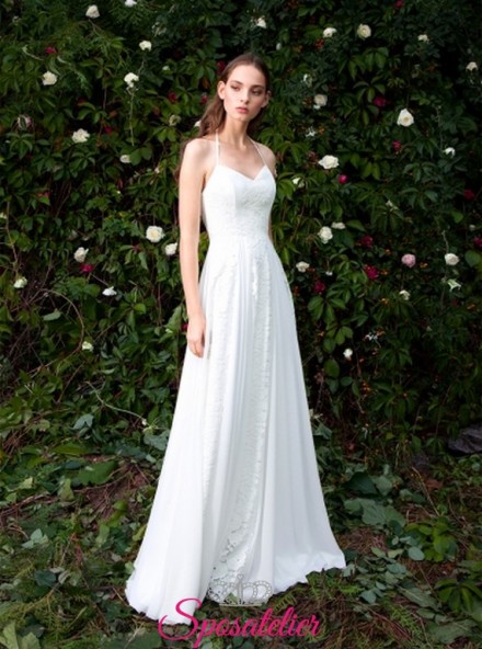 Alia- abiti da sposa scivolati impero acquisto online economico
