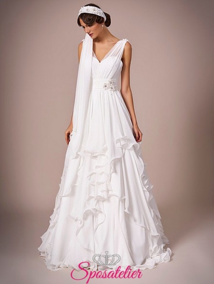 119-abiti da sposa semplice online italia economici collezione 2017
